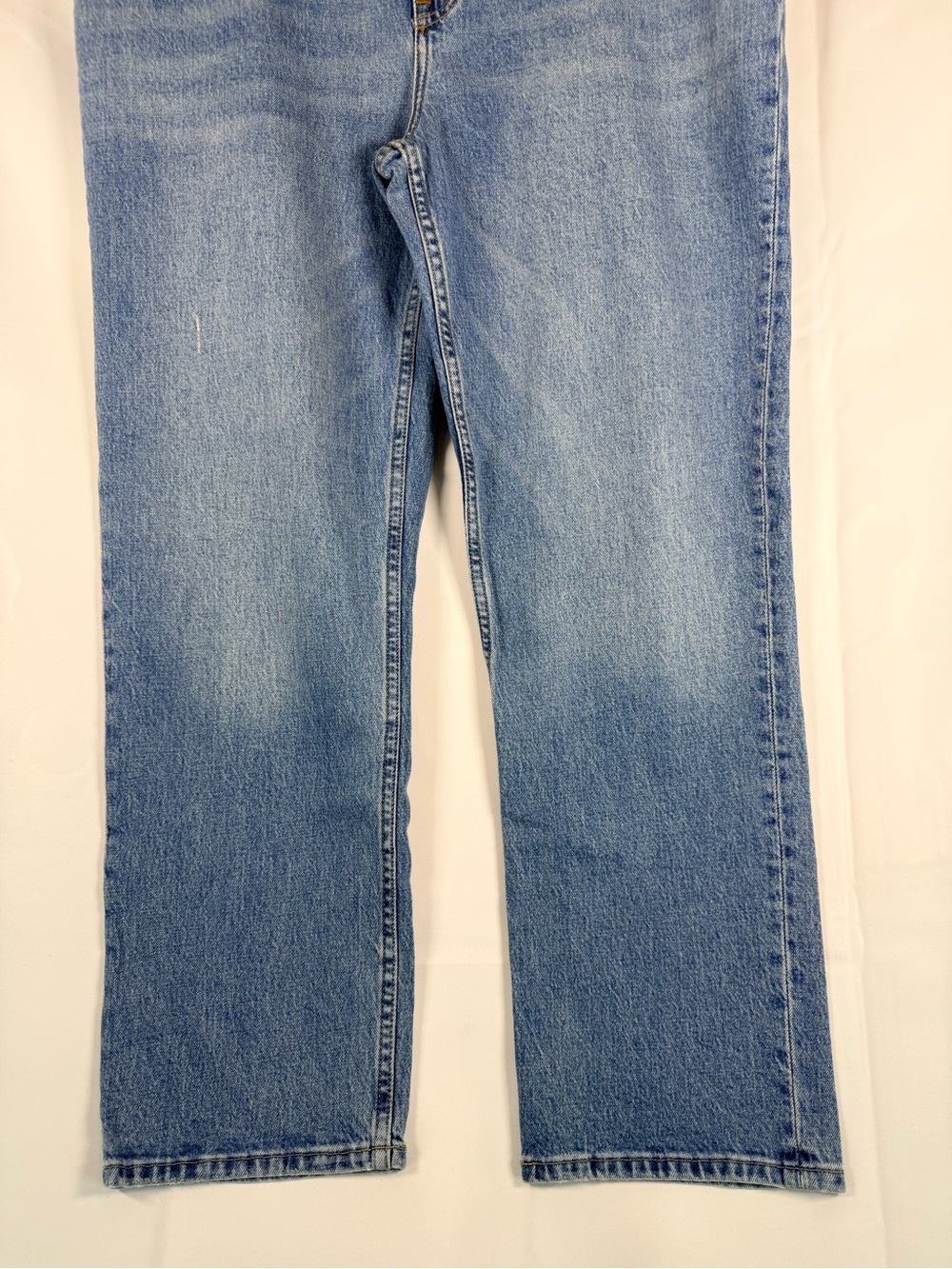 ABERCROMBIE & FITCH Women’s Size 33/16 Denim Jeans 90s Straight Ultra High Rise - Picture 3 of 14